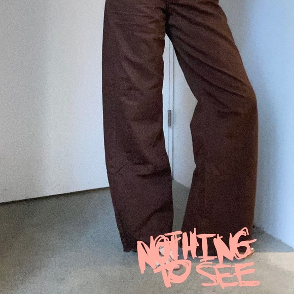 Straight leg brown pants - Picture 2 of 5